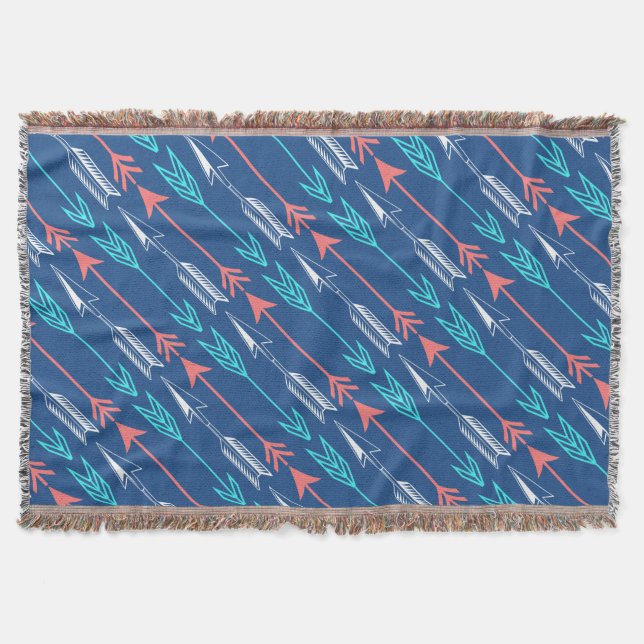 Boho Pfeil-kundenspezifische Wurfs-Decke Decke (Vorderseite)
