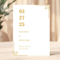Boho Philippines Sun Wedding Save the Date Card