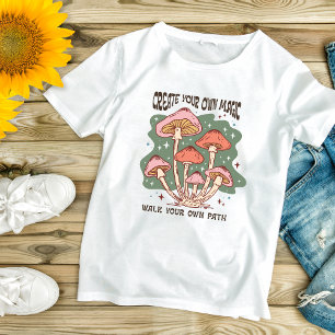 Boho Pilze Inspirierend Motivierend  T-Shirt