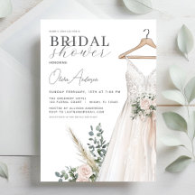 Boho Pink Blume und Grünes Brautparty