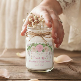 Boho Pink Brautparty Quadratischer Aufkleber