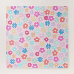 Boho Pink Daisy Blume Pattern