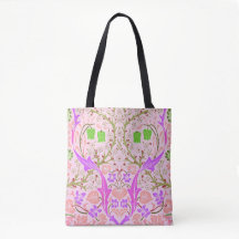 Boho Pink Floral Wilhelm Morris Kunst, Dichtung un