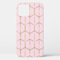 Boho Pink Hexagon Gold & Geometric Glam