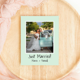 Boho Pink und Gold Feathers just Married