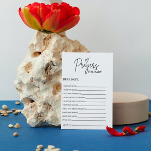 Boho Prayers for Baby Well Wishings for Baby Dusch Einladung