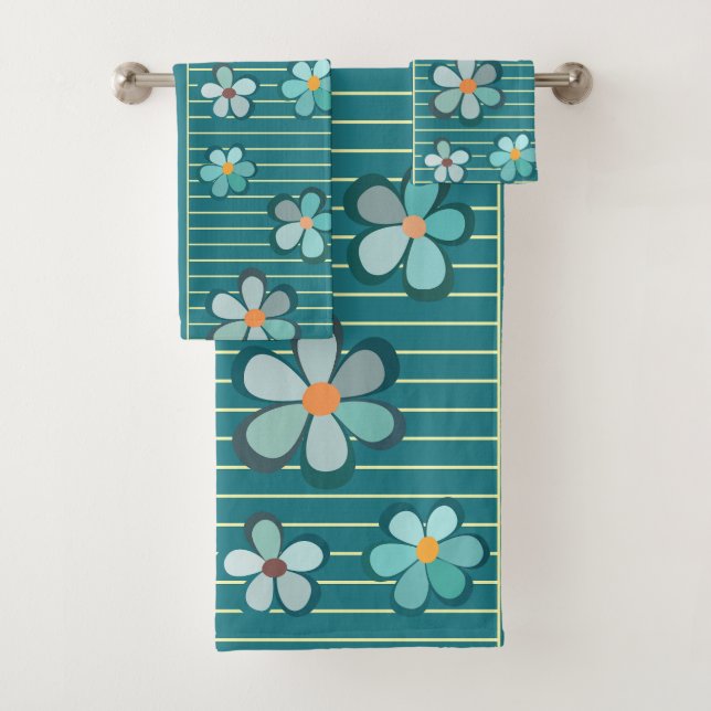 Boho-Preppy-Stil Badhandtuch Set (Insitu)