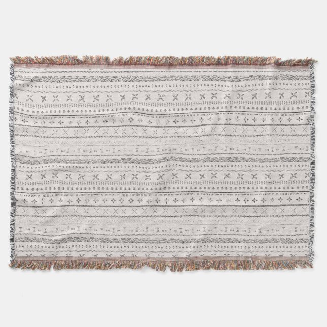 Boho Print Decke (Vorderseite)