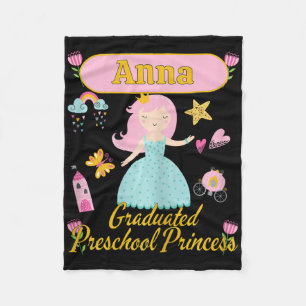 Boho Prinzessin Anna 2026 Personalisierter Vorschu Fleecedecke