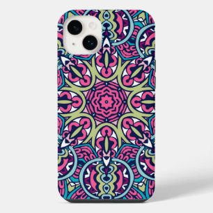 Boho Psychedelic Tribal iPhone Case 14 Plus Hülle