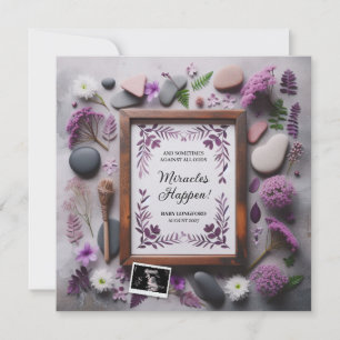 Boho Purple Grossesse Faire-part numérique