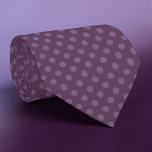 Boho Purple Mini Polka Dots Necktie Krawatte<br><div class="desc">This eye-catching necktie features a vibrant purple hue adorned with charming mini polka dots,  exuding a playful and stylish boho vibe. Perfect for adding a pop of color and personality to any outfit,  this necktie is a versatile accessory that effortlessly elevates your look.</div>