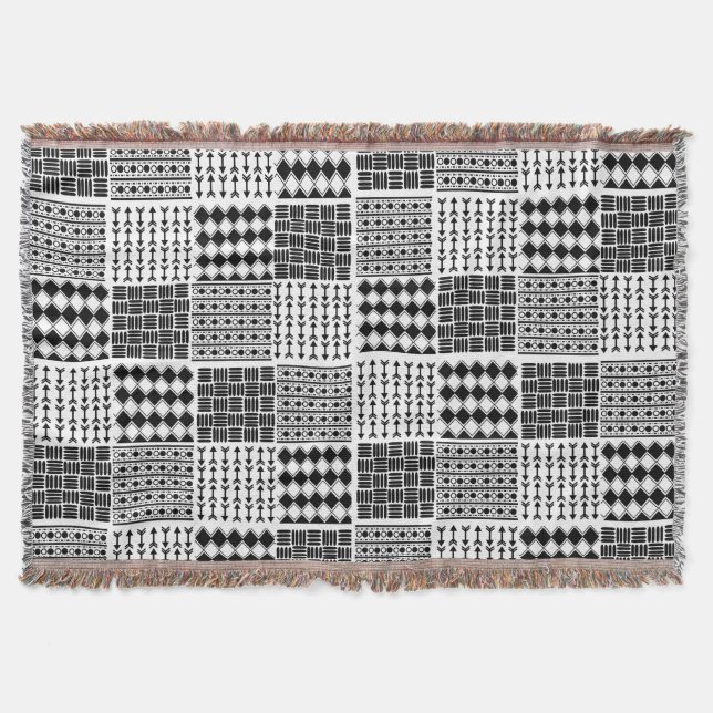 Boho Quilt Decke (Vorderseite)