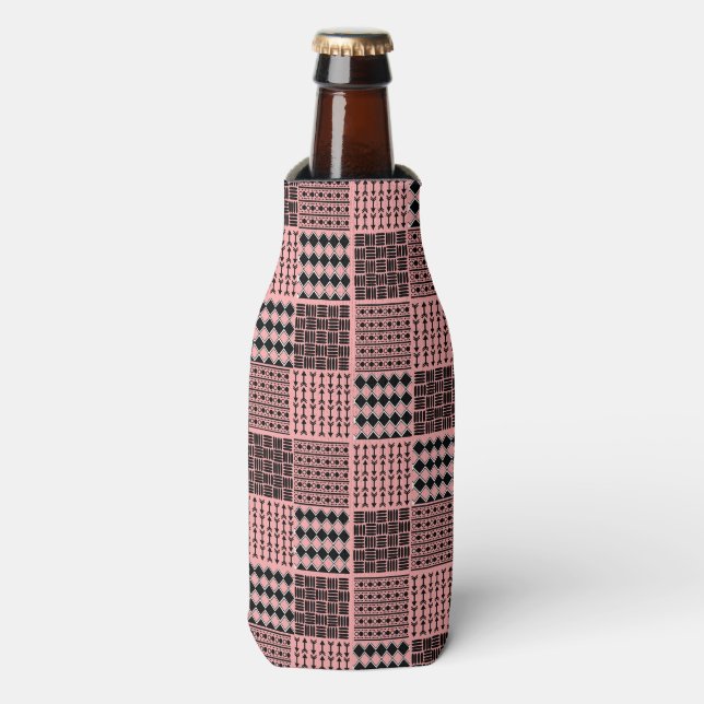 Boho Quilt Flaschenkühler (Flaschenvorderseite)