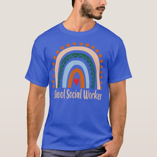 Boho Rainbow Abschluss T-Shirt (Vorderseite)