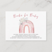 Boho Rainbow Baby Dusche, Bücher für Baby