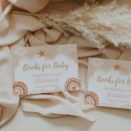 Boho Rainbow Baby Showcard Mitteilungskarte