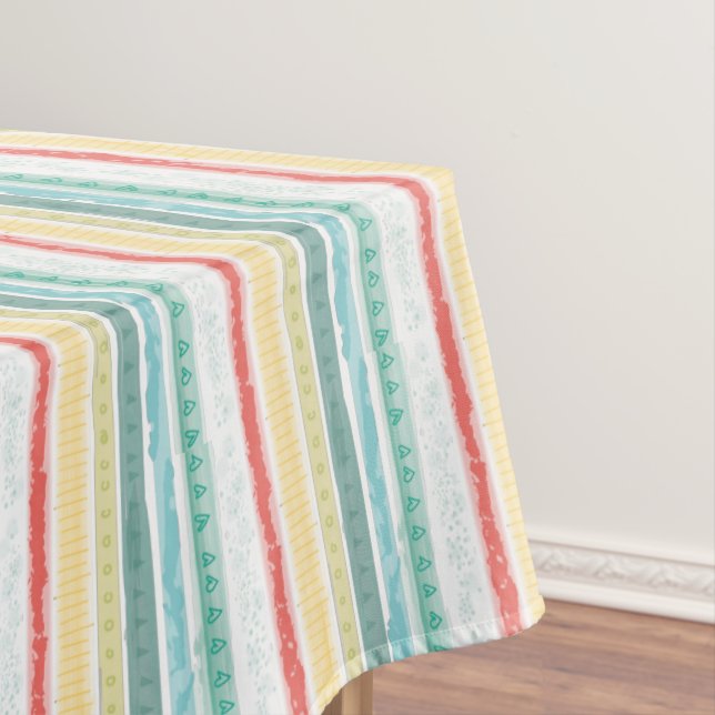 Boho Rainbow Birthday Party Kinder Tischdecke (Beispiel)