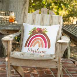 Boho Rainbow Bohemische Naturfarbe Kissen