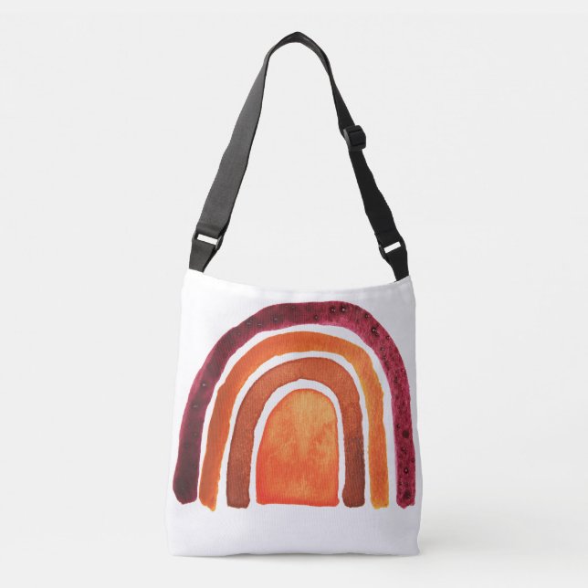 BOHO RAINBOW CROSSBAG TASCHE (Vorderseite)