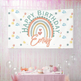 Boho Rainbow Dreams Banner