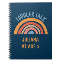 Boho Rainbow Funny Toddler Talk Personalisiert