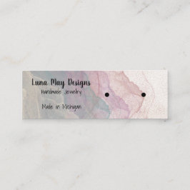 Boho Rainbow Juwelier Display Business Card Mini Visitenkarte
