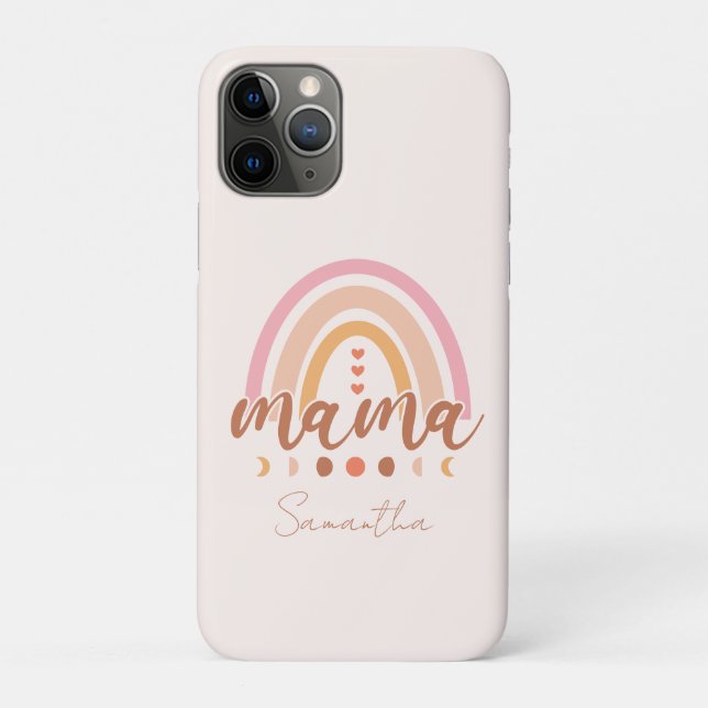 Boho Rainbow Mama Case-Mate iPhone Hülle (Rückseite)