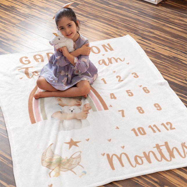 Boho Rainbow Niedlich Baby Foto Stroller Personali Fleecedecke (Von Creator hochgeladen)