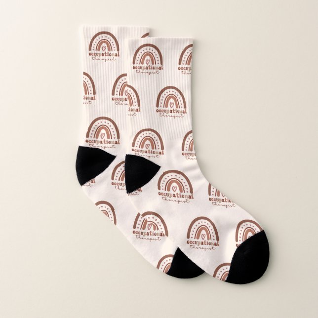 Boho Rainbow OT Arbeitstherapeut Socken (Paar)