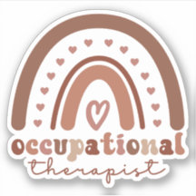 Boho Rainbow OT Berufs-Therapeut Geschenke