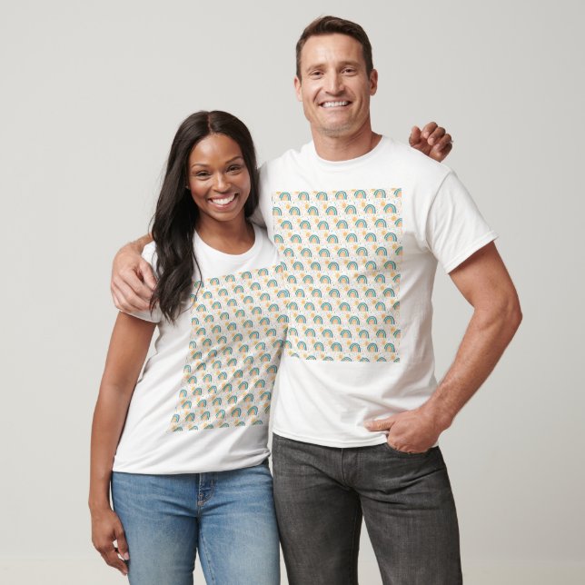 Boho Rainbow Pattern T-Shirt (Unisex)
