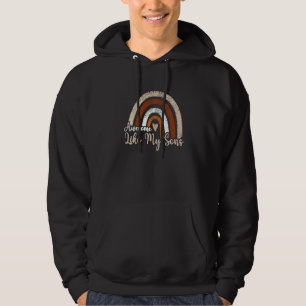 Boho Rainbow Phantastisch wie My Sons Mama Vater R Hoodie
