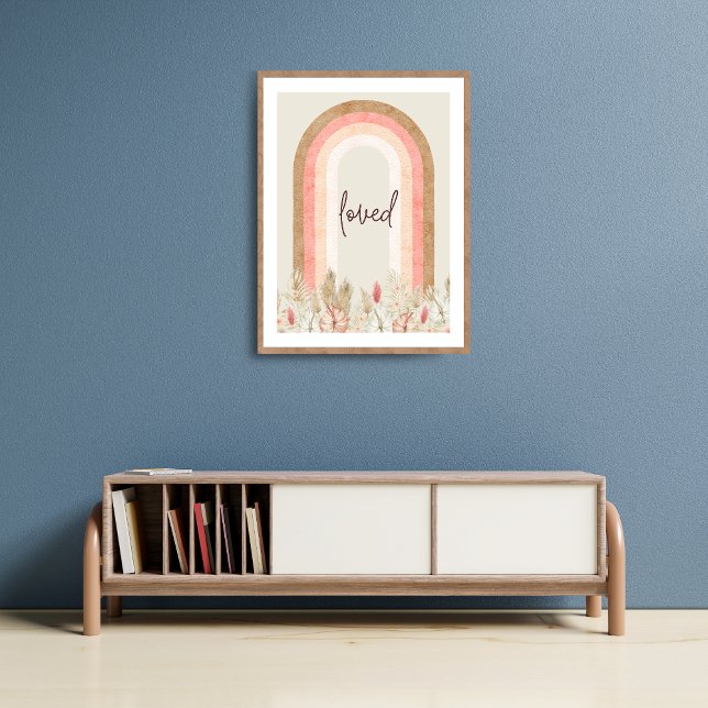 Boho Rainbow Wall Art Poster (Von Creator hochgeladen)