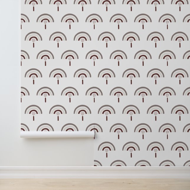 Boho Rainbow Wallpaper Tapete (Anwendung)
