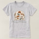 Boho Raising Wildblumen Mama T-Shirt (Design vorne)