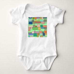 Boho Rectangle Baby Strampler