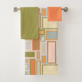Boho Rectangle Badhandtuch Set