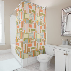 Boho Rectangle Duschvorhang