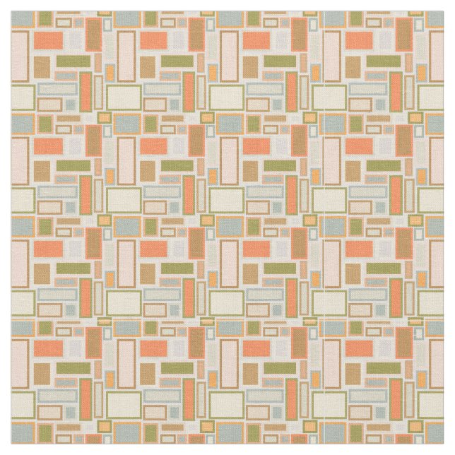 Boho Rectangle Stoff (Nahaufnahme)