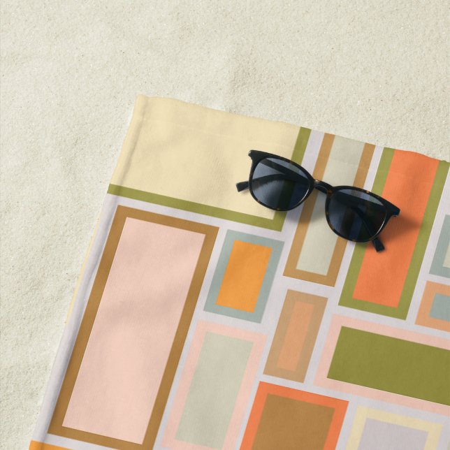 Boho Rectangle Strandtuch (Beispiel)