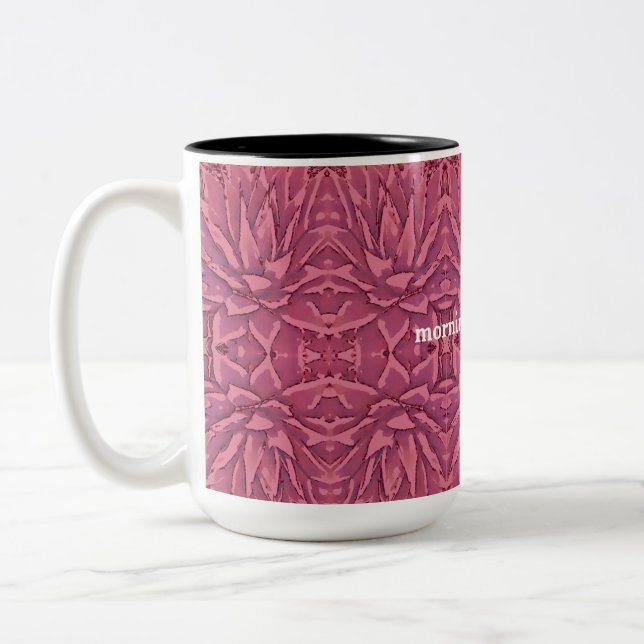 Boho Red Agave Affirmations Mug (Gauche)