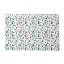 Boho Red Green Weihnachtsbaumen Urlaub