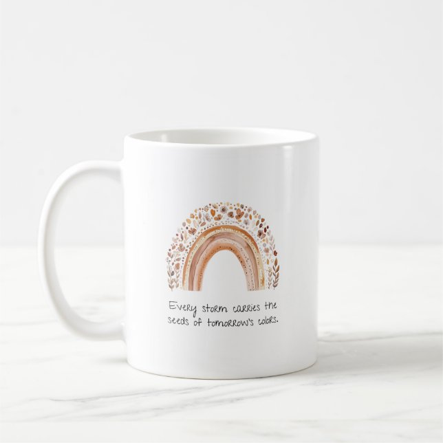 Boho-Regenbogen-Anstecknadel Kaffeetasse (Links)