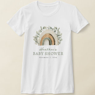 Boho-Regenbogen-Babyparty T-Shirt