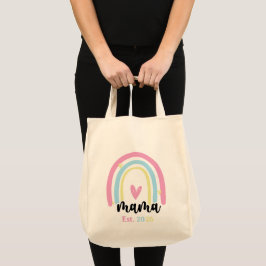 Boho Regenbogen Benutzerdefinierte Mama Errichtet Tragetasche