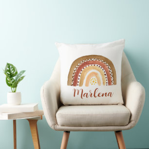 Boho-Regenbogen-Boheme-Babyzimmer Neutrale Sonne Kissen