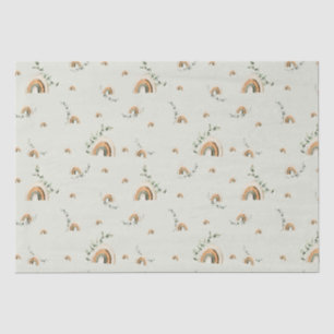 Boho Regenbogen Eukalyptus Kinderzimmer Babydusche Seidenpapier