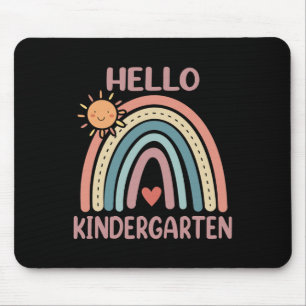 Boho Regenbogen Herz Für Lehrerinnen Frauen Hallo Mousepad