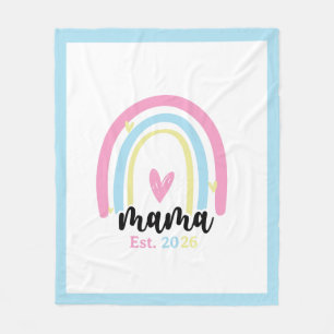 Boho Regenbogen Individuelle Mama Stiftungsjahr An Fleecedecke